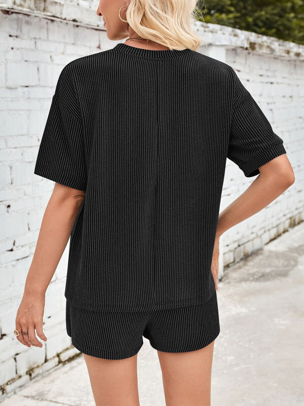 Noor™ | Ensemble loungewear confortable en tissu côtelé
