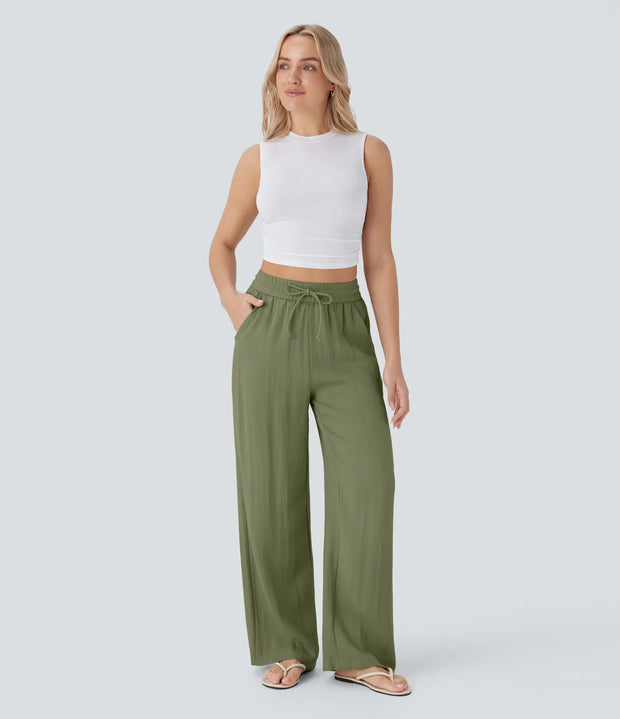 Lisa | Pantalon en Lin Confortable