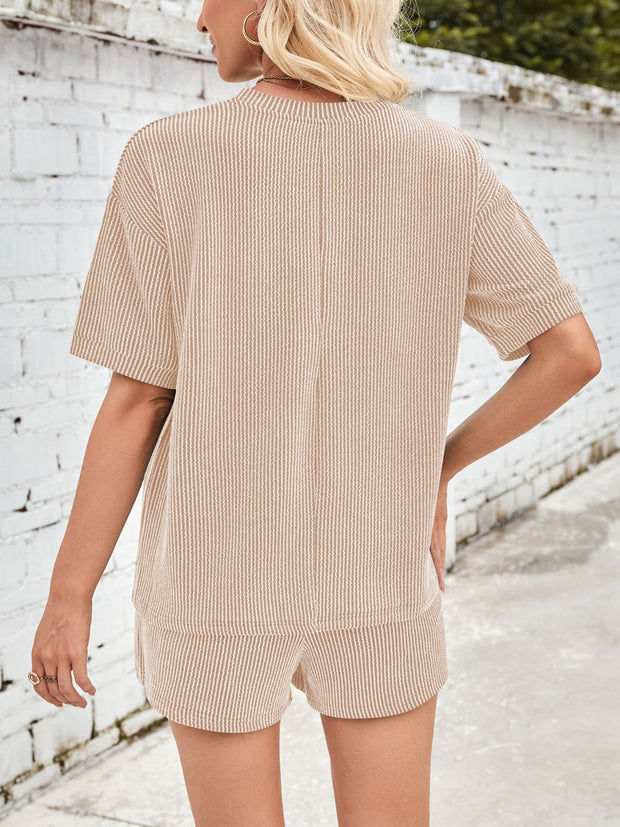 Noor™ | Ensemble loungewear confortable en tissu côtelé