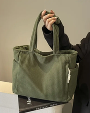 Tilda | Sac Tote côtelé avec détail cordon