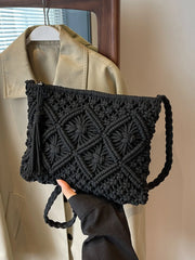 Sac bandoulière tressé