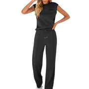 Kamila | Top sans manches et pantalon avec cordon à la taille