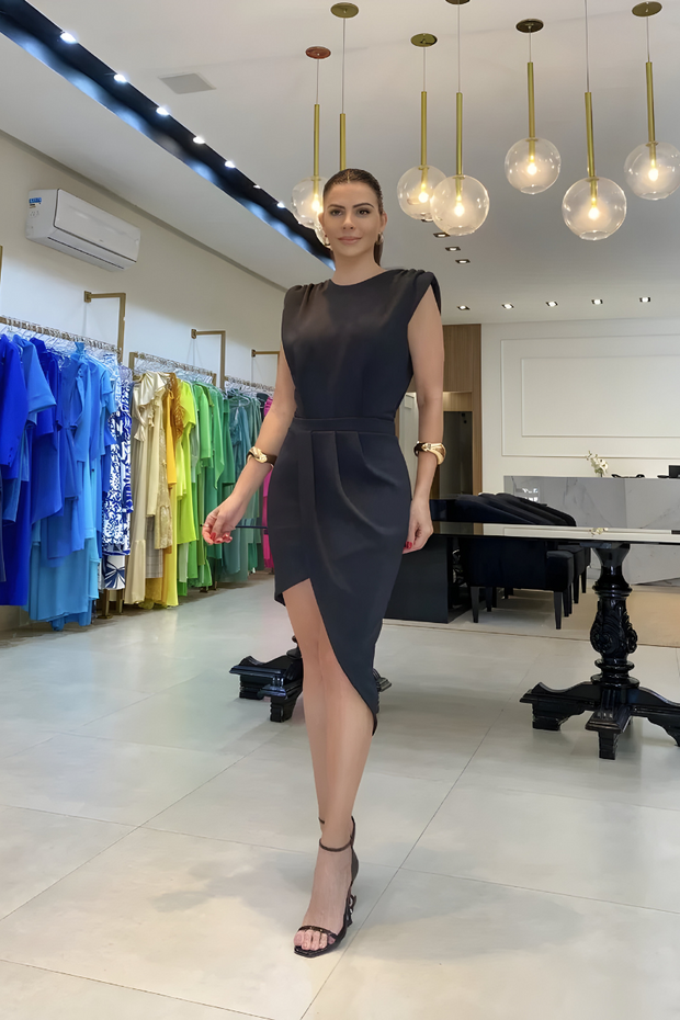 Victoria™ | Robe Élégante avec Fente Latérale