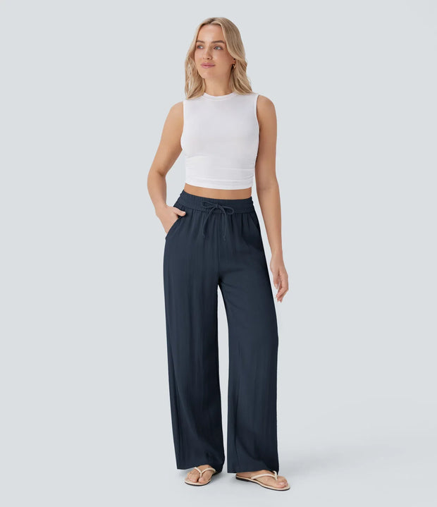 Lisa | Pantalon en Lin Confortable