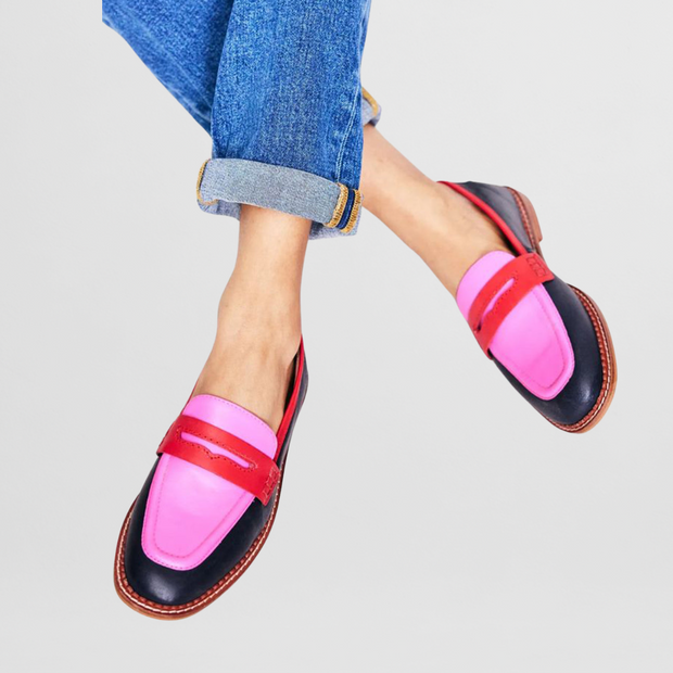 Violet | Mocassins colorés