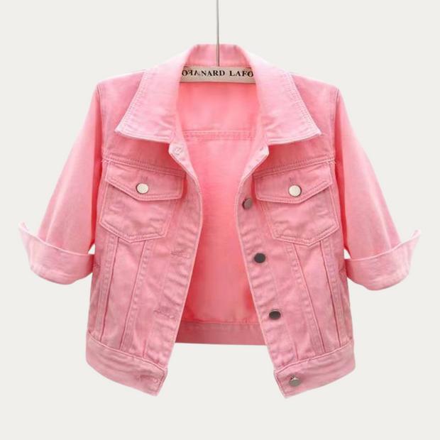 CAROLE | Veste Jeans Classique Quotidienne