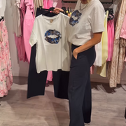 Ensemble deux pièces femme avec imprimé