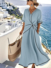 Magda | Robe rayée