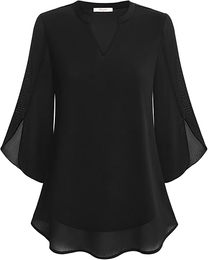 Petra | Blouse en chiffon coupe A
