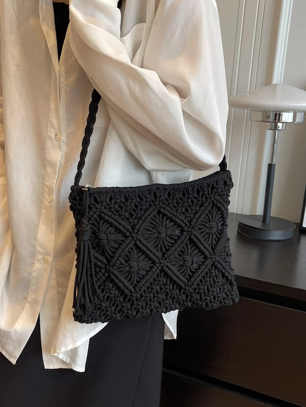 Sac bandoulière tressé