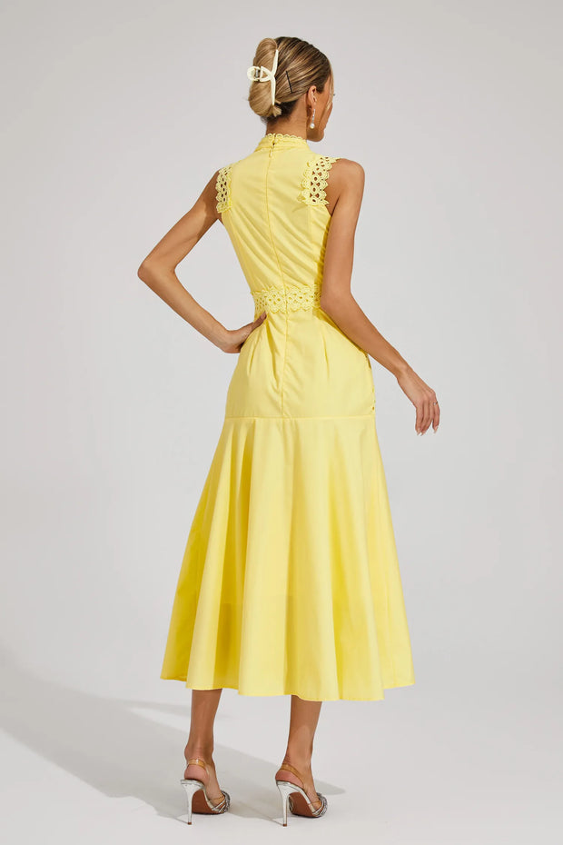 Lisette | Robe en Dentelle Sans Manches