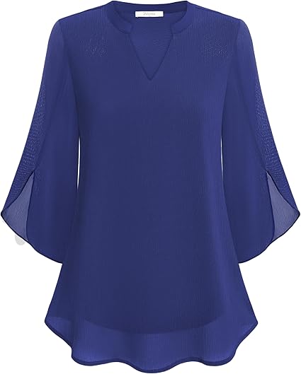 Petra | Blouse en chiffon coupe A