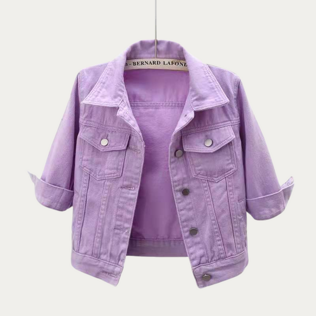 CAROLE | Veste Jeans Classique Quotidienne