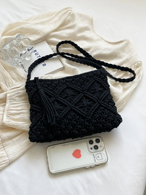 Sac bandoulière tressé