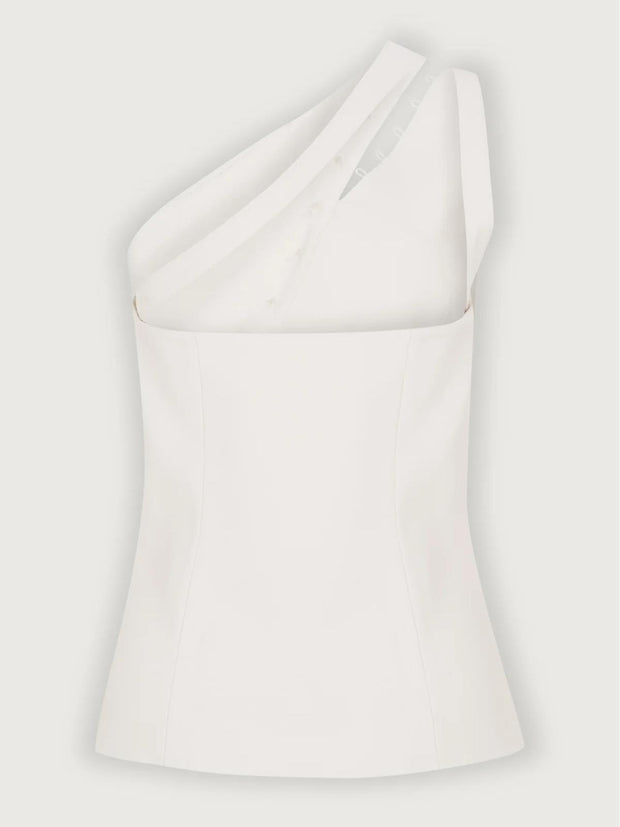 Dione™ | Top asymétrique à détail de boutons