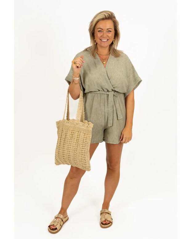 Verona | Combishort en Lin