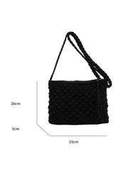 Sac bandoulière tressé
