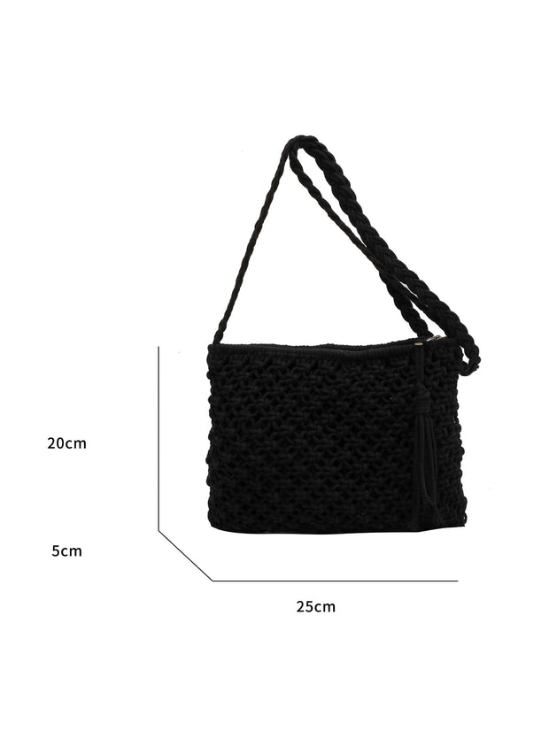 Sac bandoulière tressé