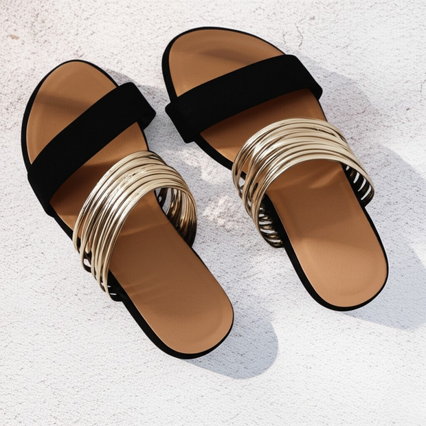 Oasis Doré | Sandales de luxe