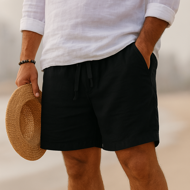 Lorenzo™ | Short en Coton-Lin
