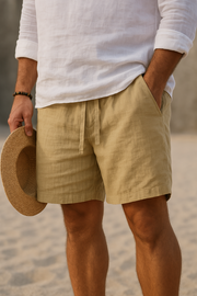 Lorenzo™ | Short en Coton-Lin