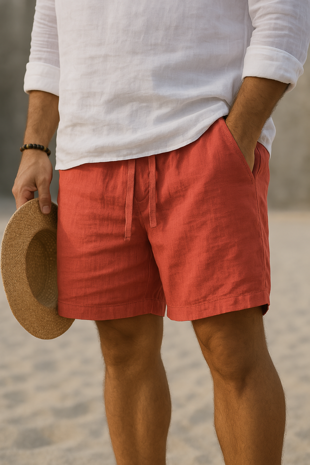 Lorenzo™ | Short en Coton-Lin