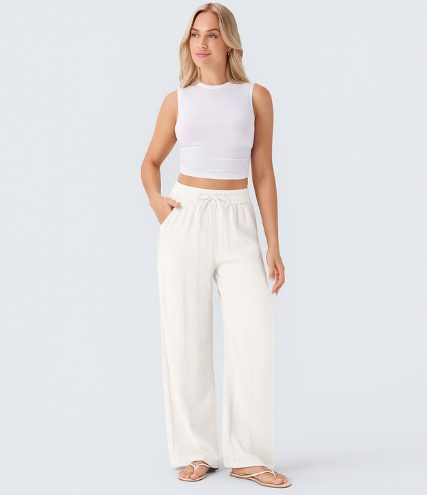 Lisa | Pantalon en Lin Confortable