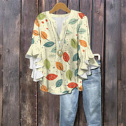 Blouse d’été « Jour de Marché » – Élégante & Légère