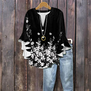 Blouse d’été « Jour de Marché » – Élégante & Légère