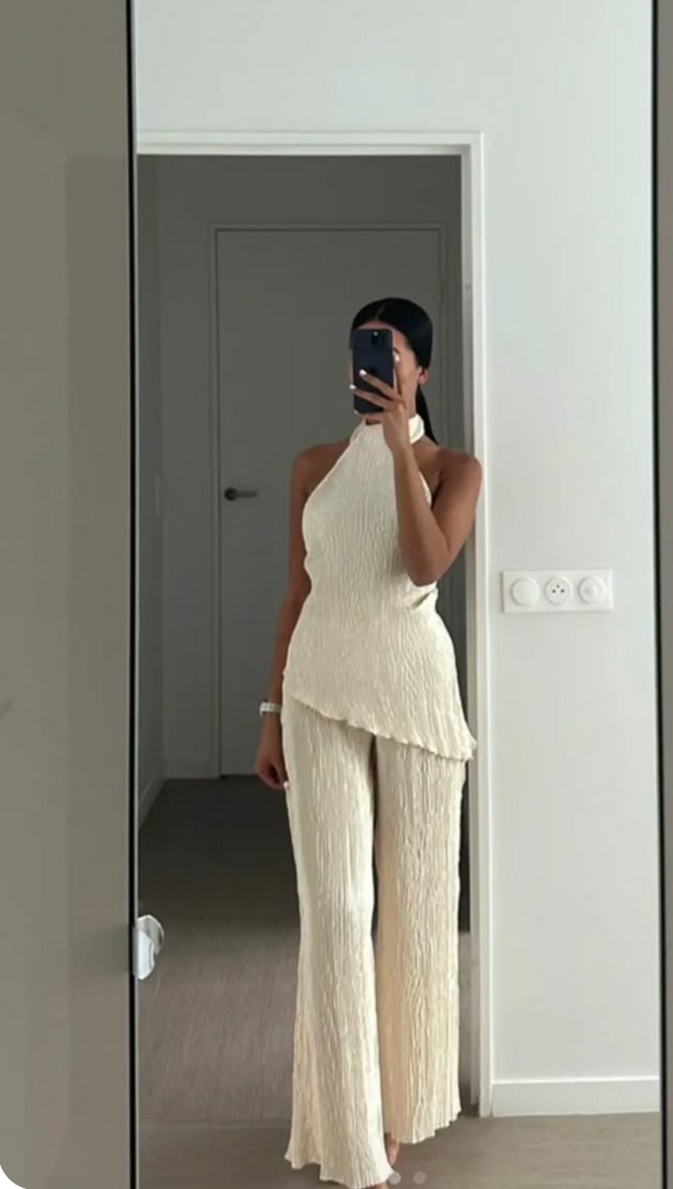 Sophia™ | Ensemble Plissé Élégant