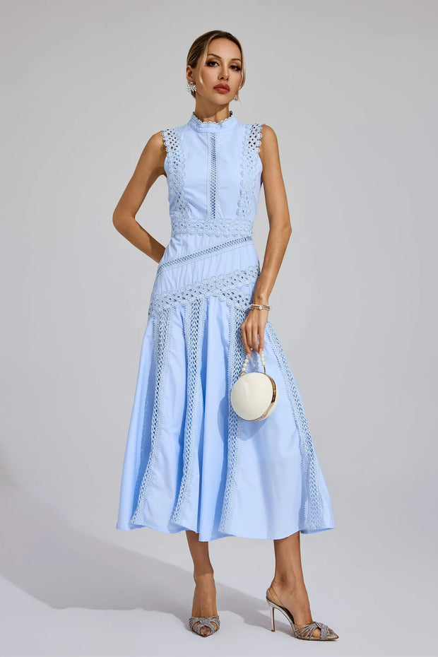 Lisette | Robe en Dentelle Sans Manches