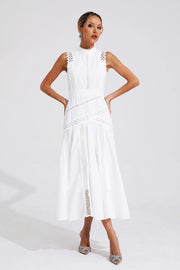 Lisette | Robe en Dentelle Sans Manches