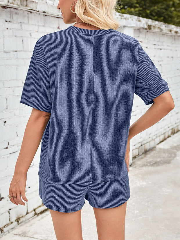 Noor™ | Ensemble loungewear confortable en tissu côtelé