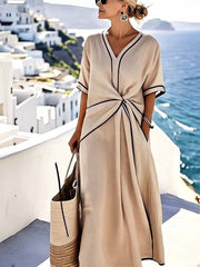 Magda | Robe rayée