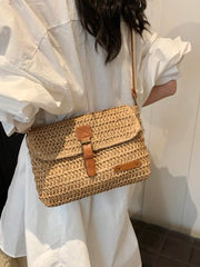 Sac bandoulière en paille