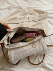 Sac bandoulière en paille