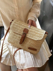 Sac bandoulière en paille