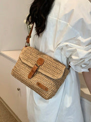 Sac bandoulière en paille