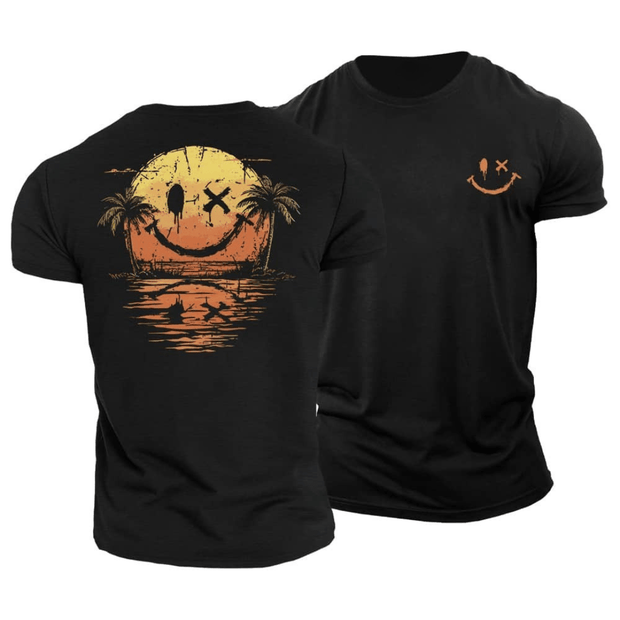 T-shirt Smiley Mer d’Été